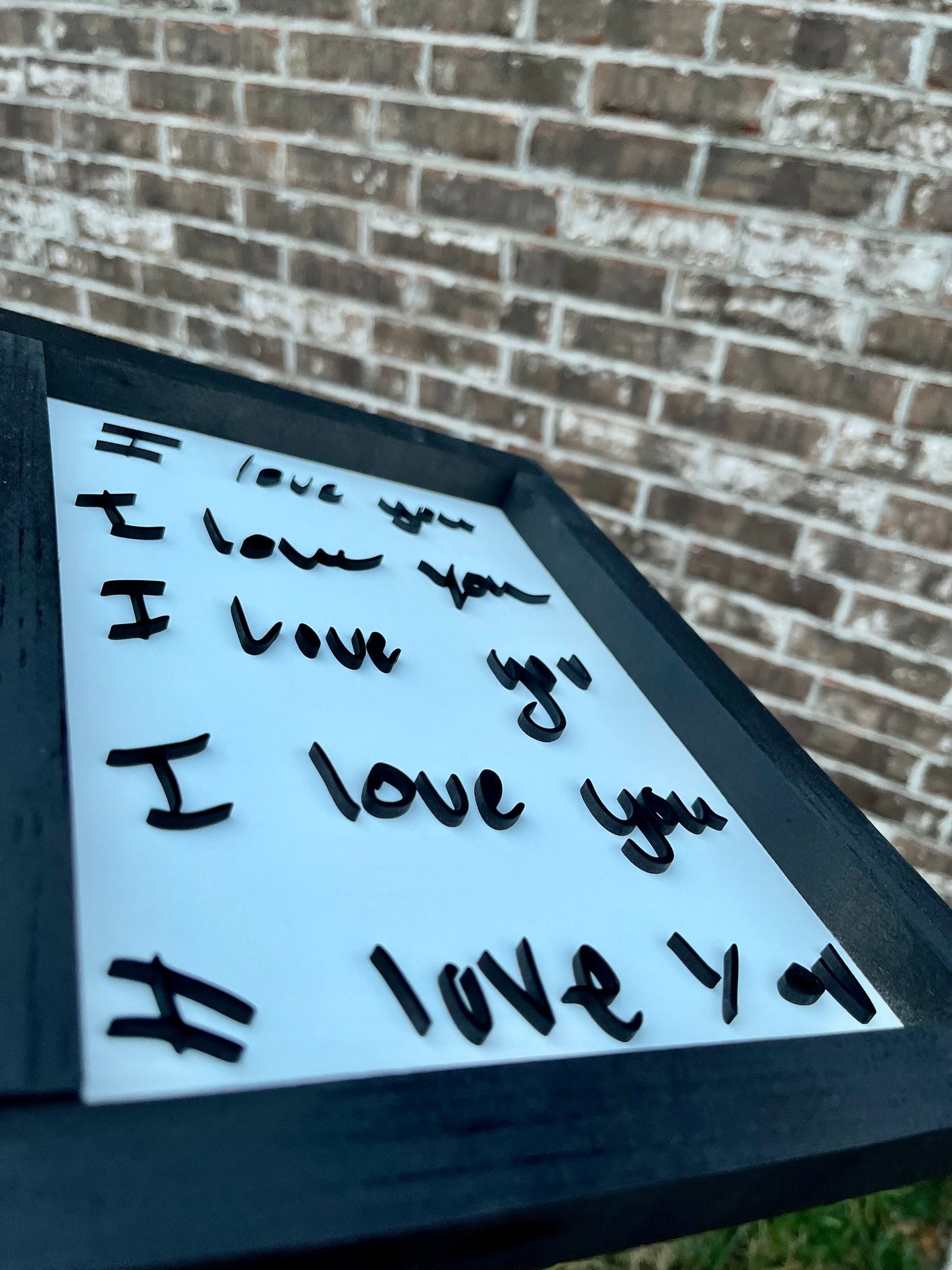 Handwriting Message Sign