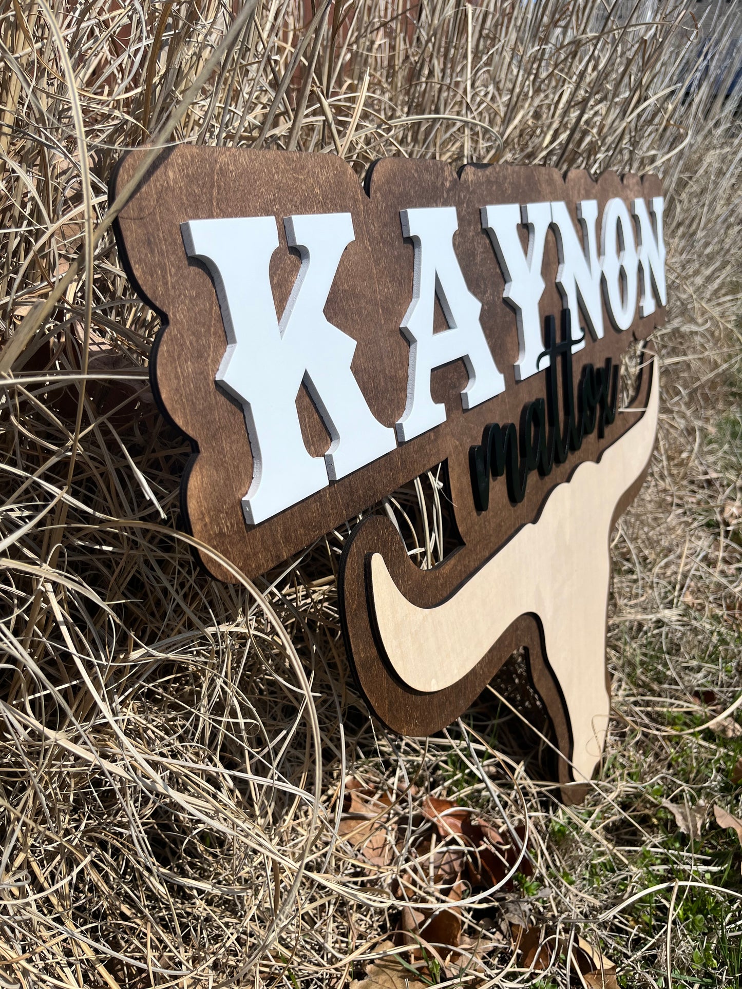 Western Name Sign