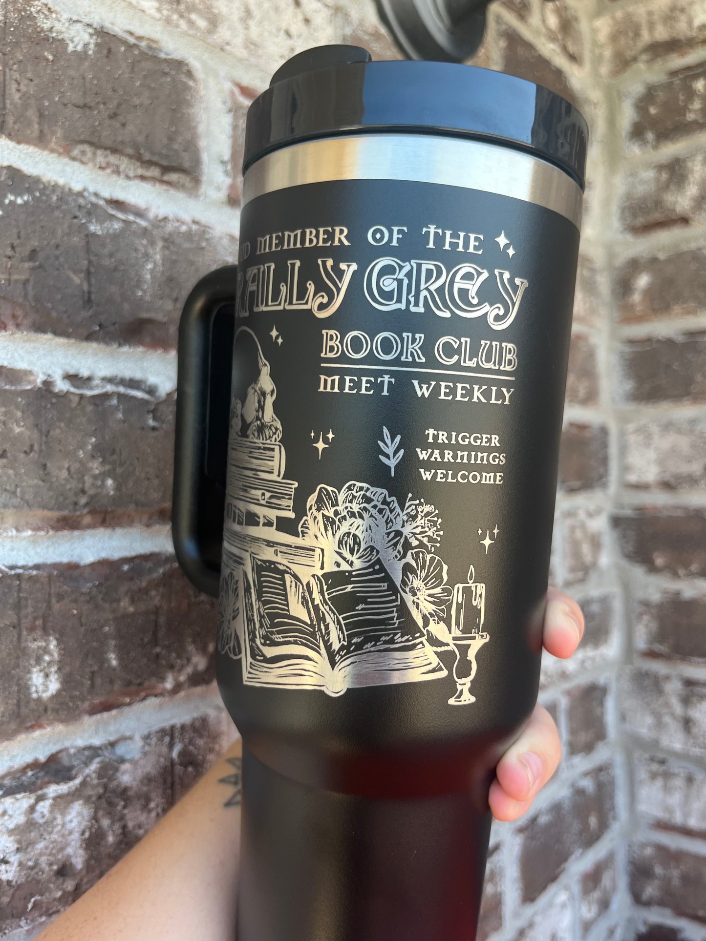 Morally Grey Book Club Tumbler