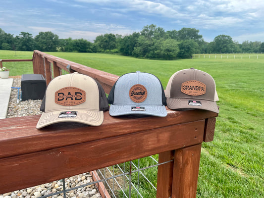 Dad Hat Personalized with Kids Names