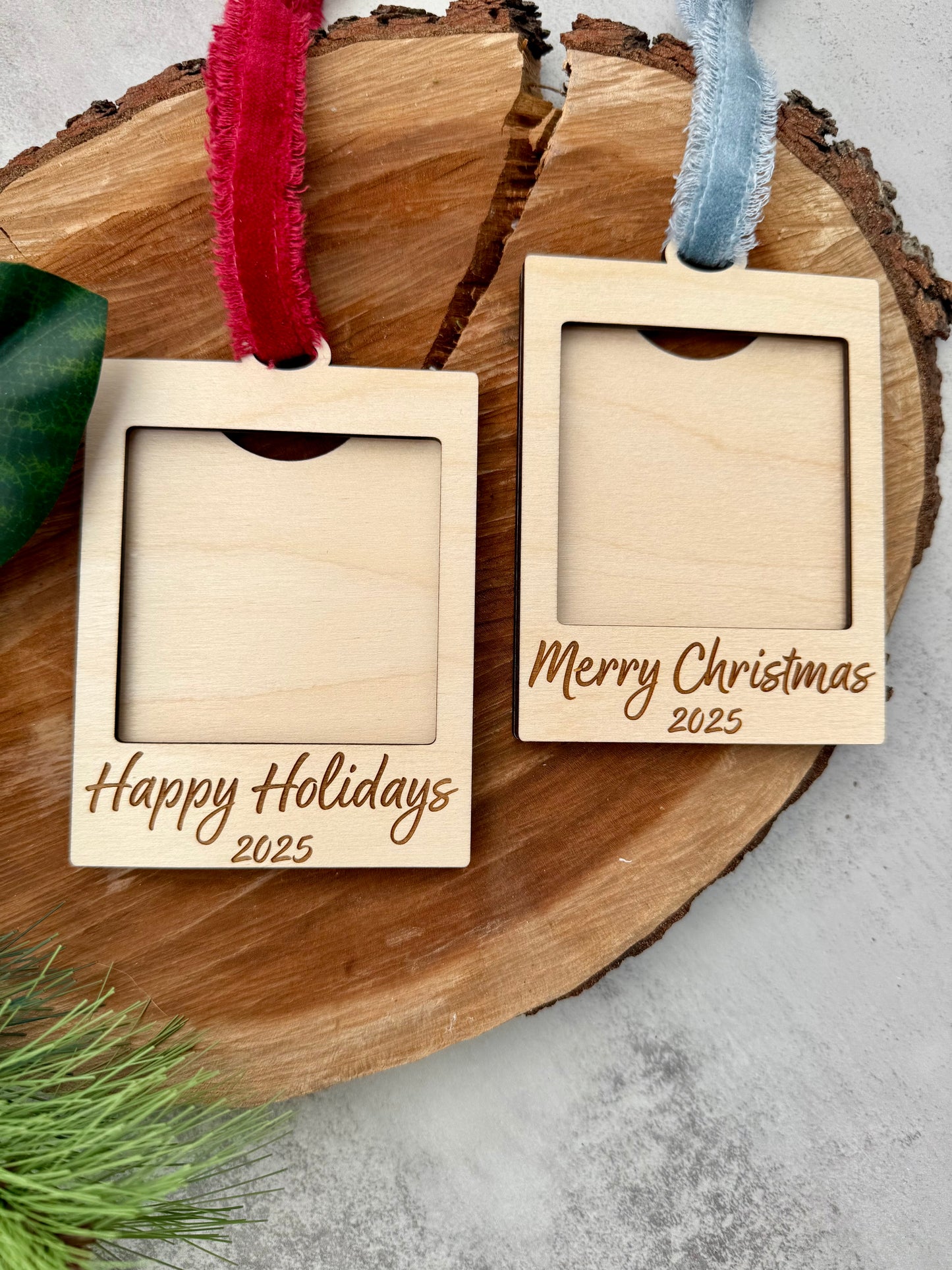 Photo Frame Christmas Ornament