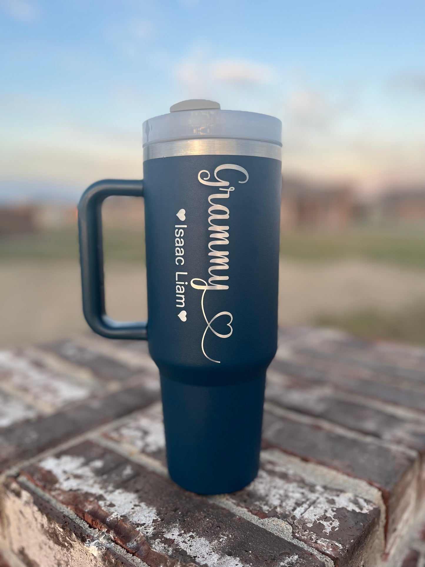 Personalized Tumbler with Handle | 40oz |