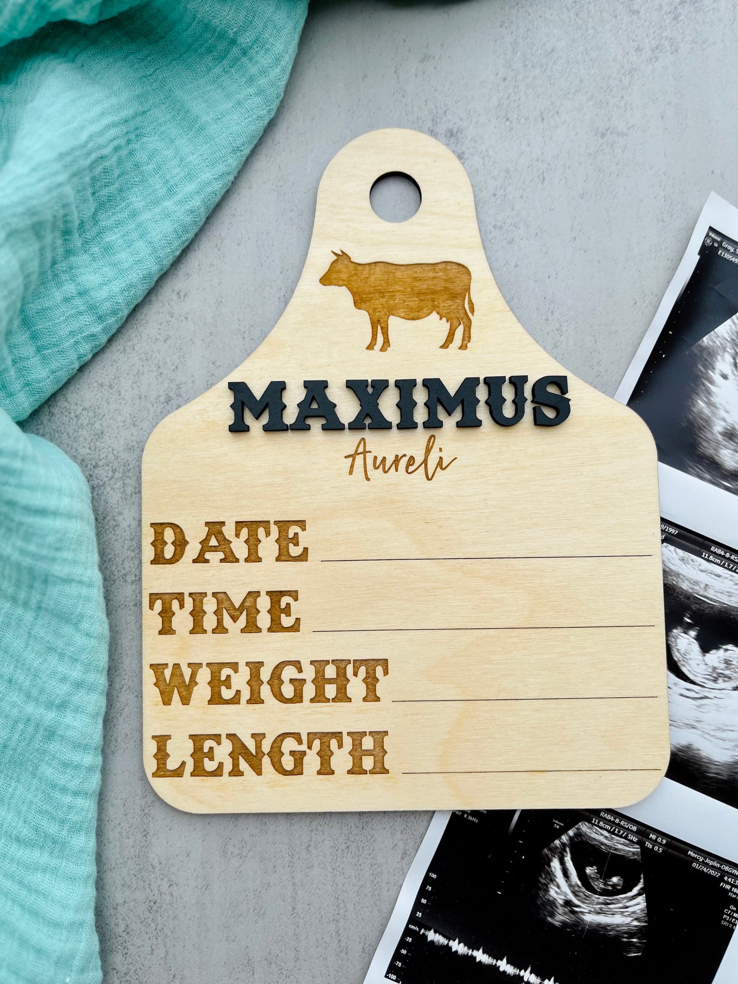 Cow Ear Tag Milestones | Birth Stat Sign