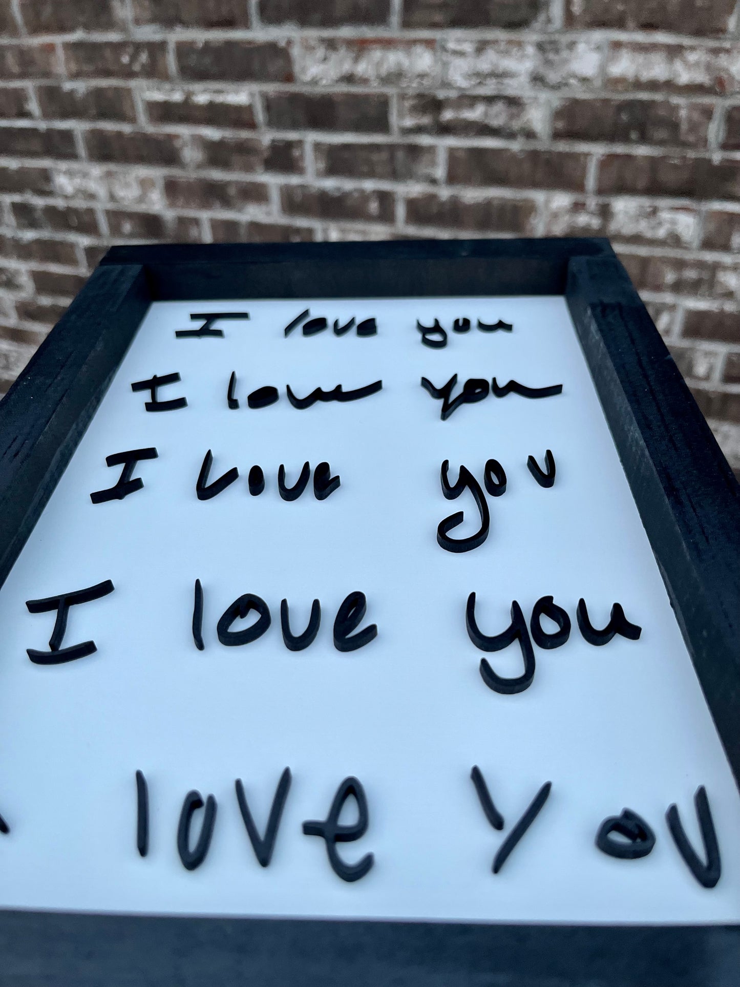 Handwriting Message Sign