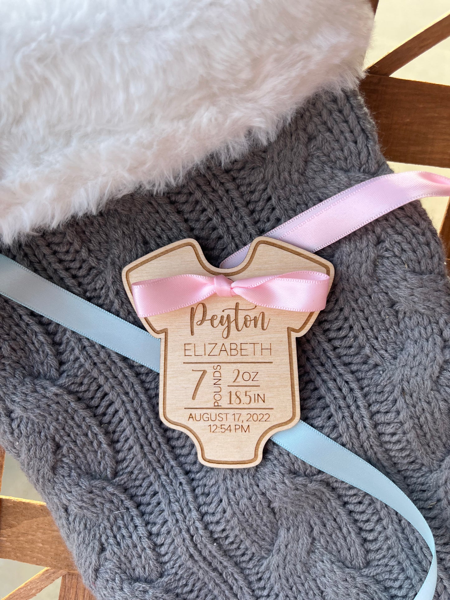 Baby Onesie Christmas Ornament
