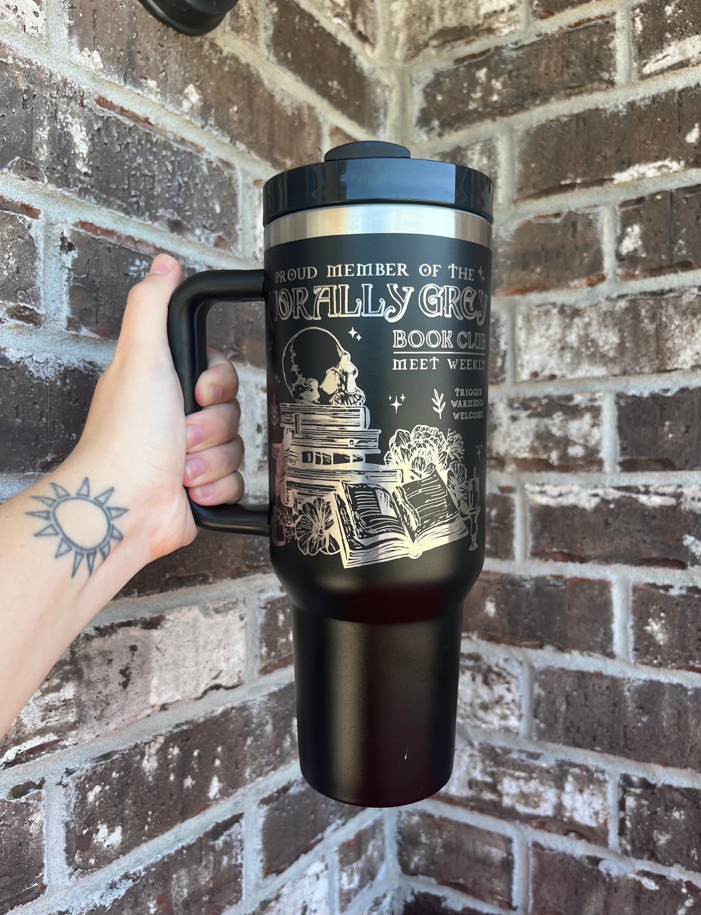 Morally Grey Book Club Tumbler