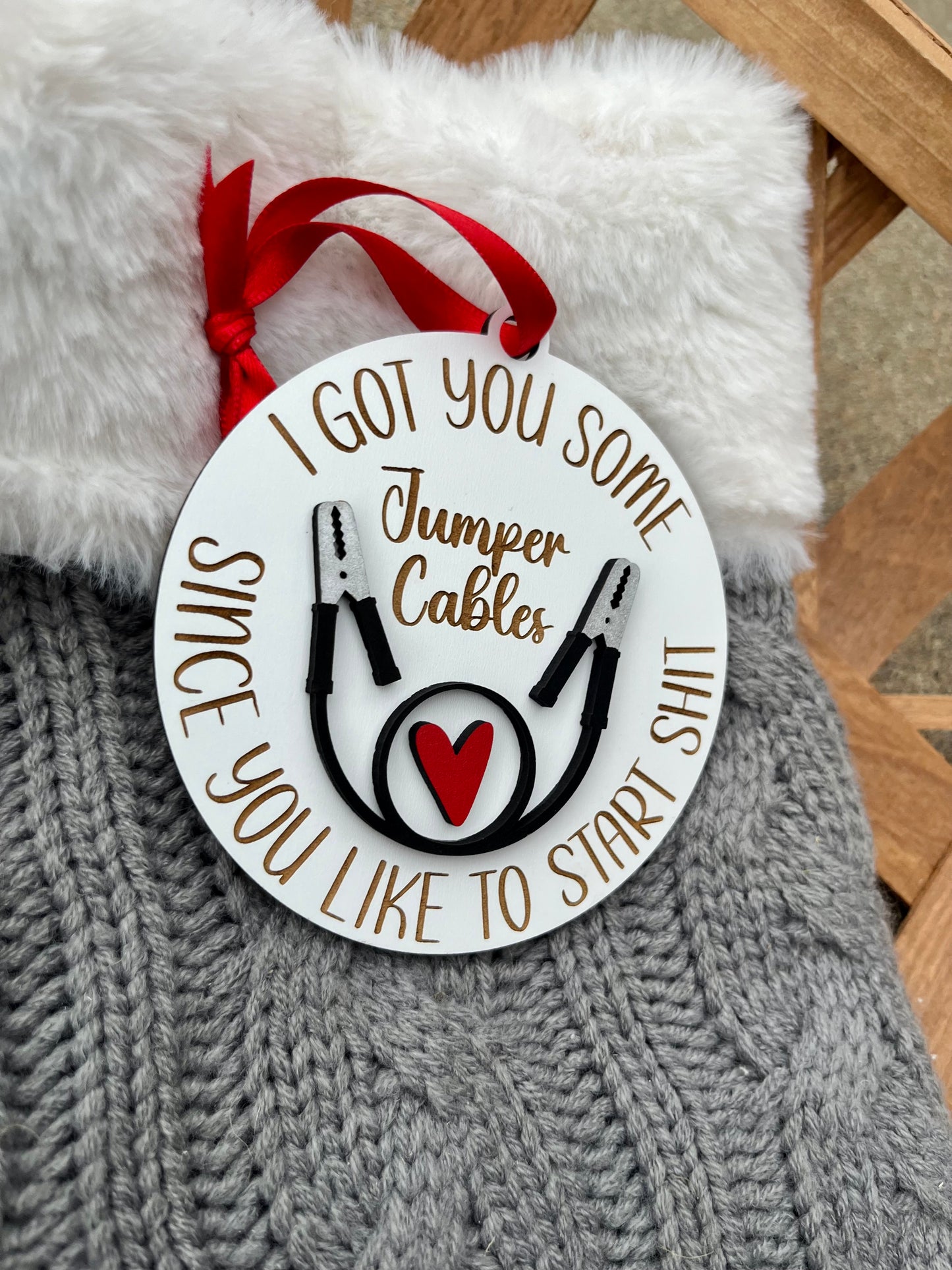 Jumper Cable Ornament