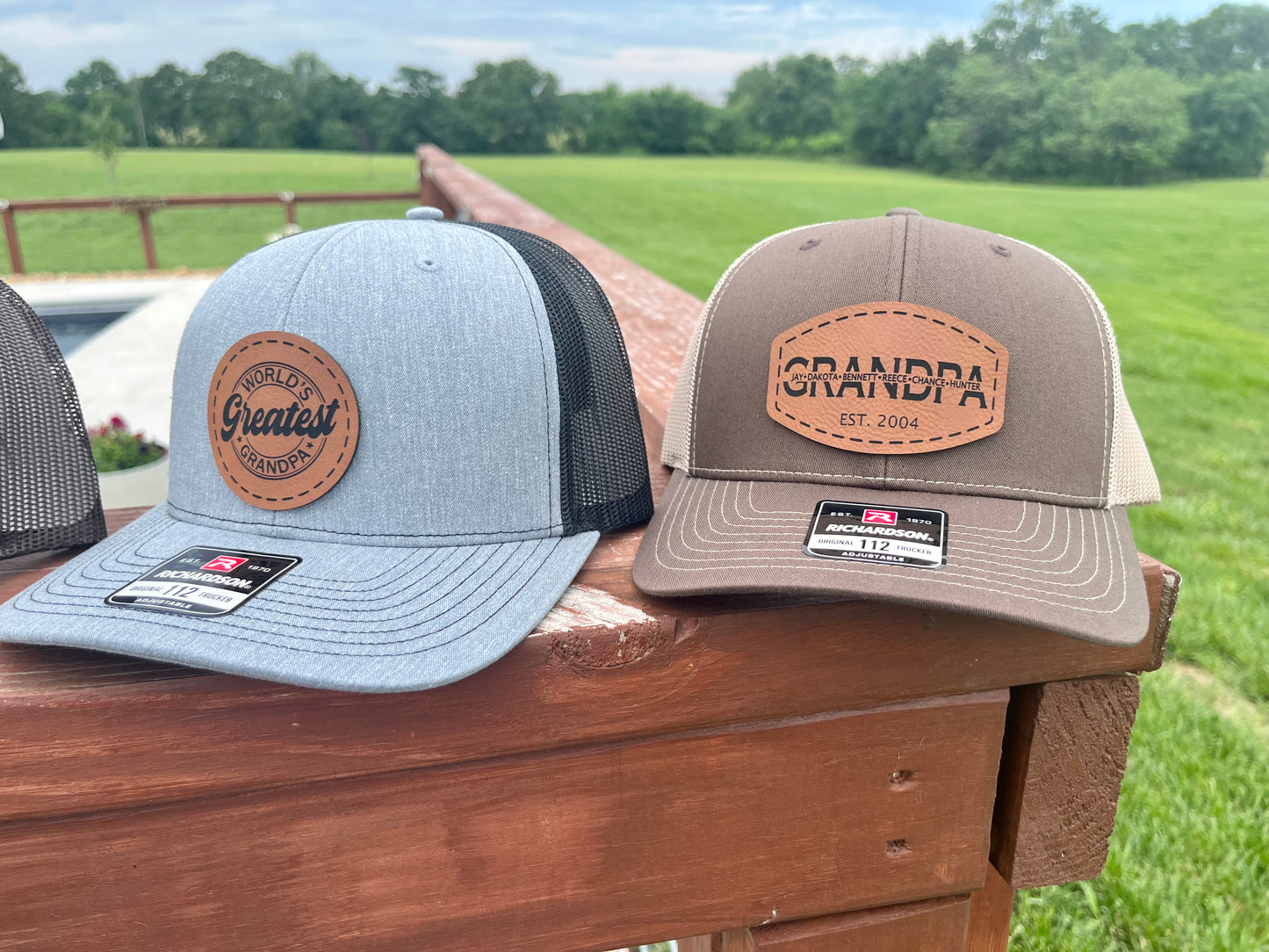 Dad Hat Personalized with Kids Names
