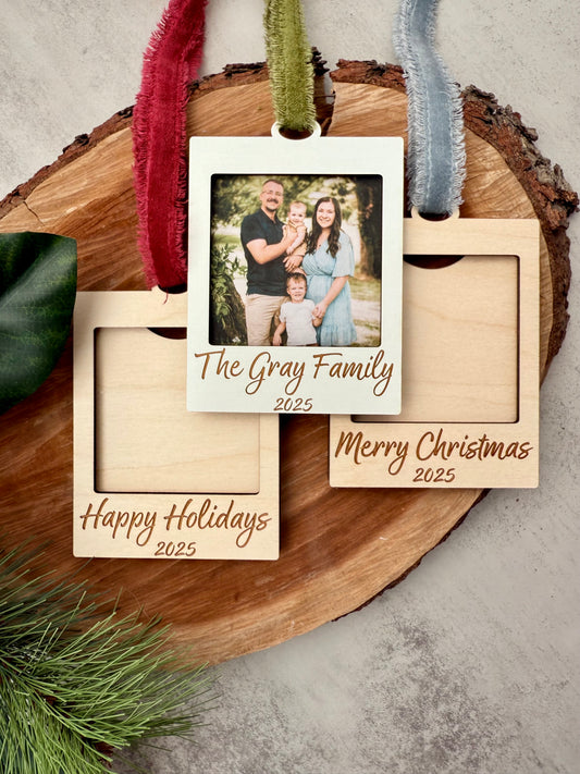Photo Frame Christmas Ornament