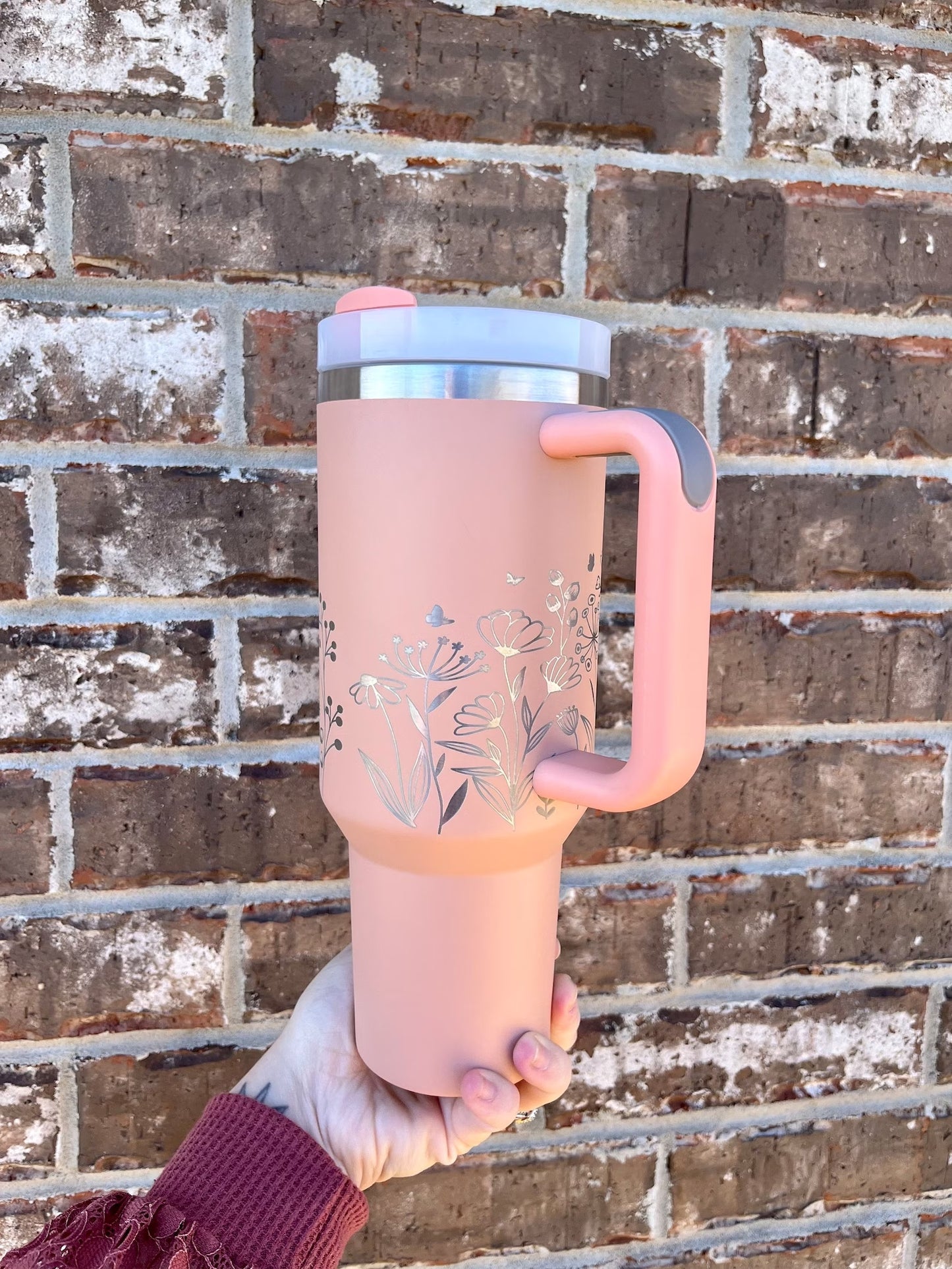 Personalized Tumbler with Handle | 40oz |