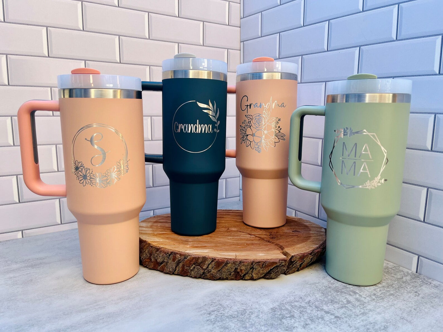 Personalized Tumbler with Handle | 40oz |