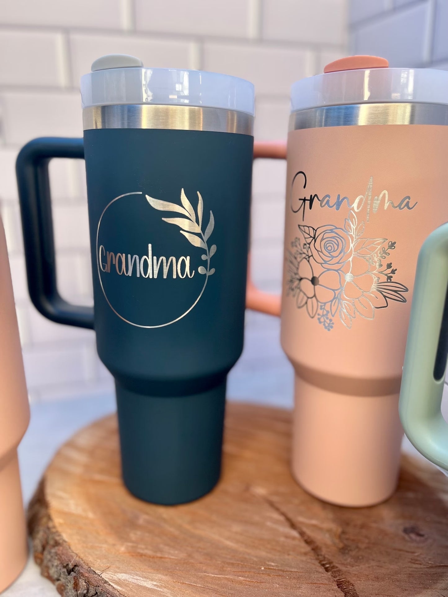Personalized Tumbler with Handle | 40oz |