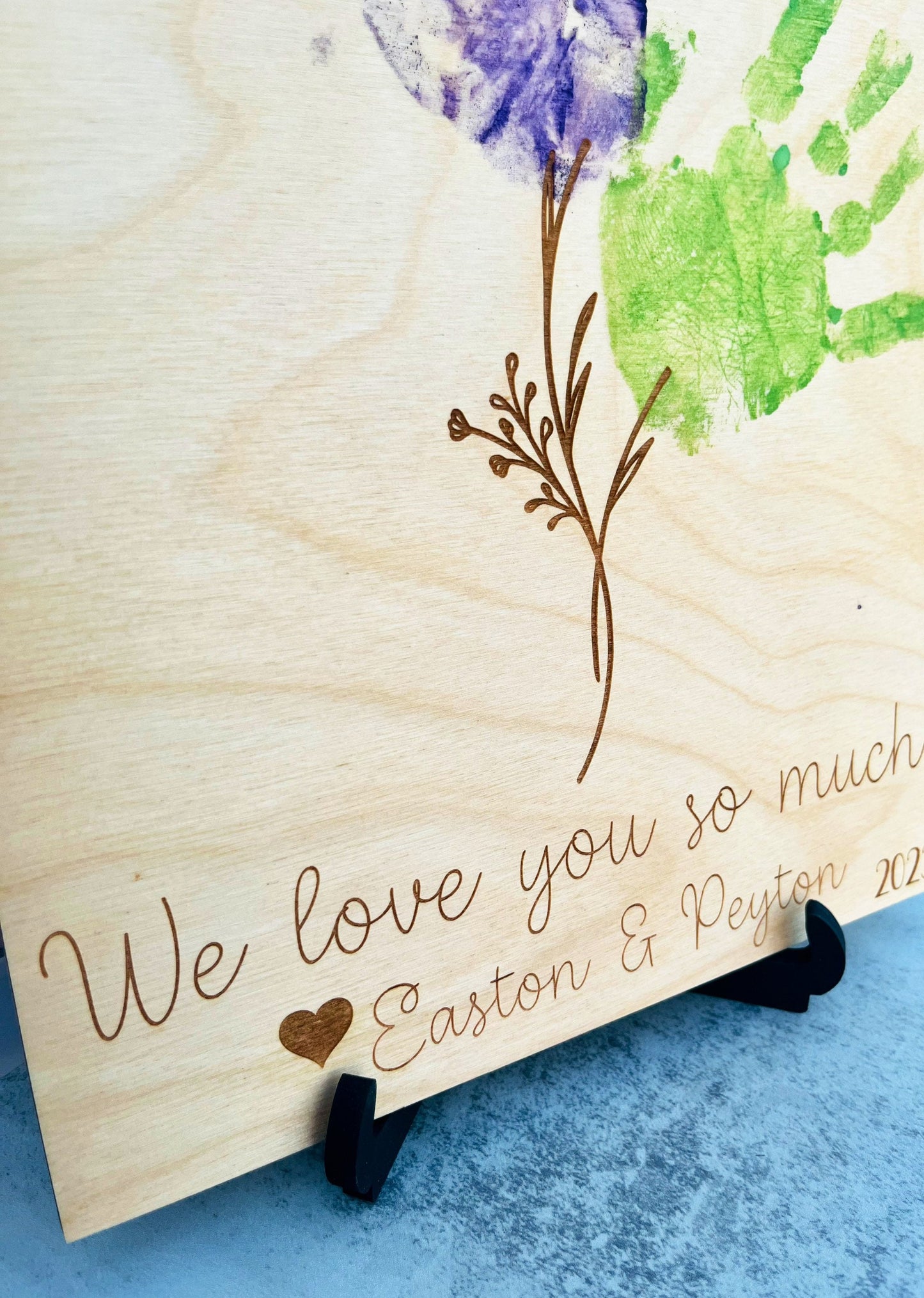 Mothers Day Handprint Art | Handprint Flower Bouquet