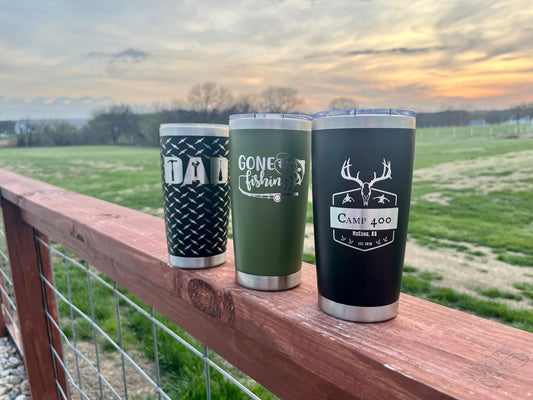 20 Oz Tumbler with Slide Lid | Men, Women, Logo