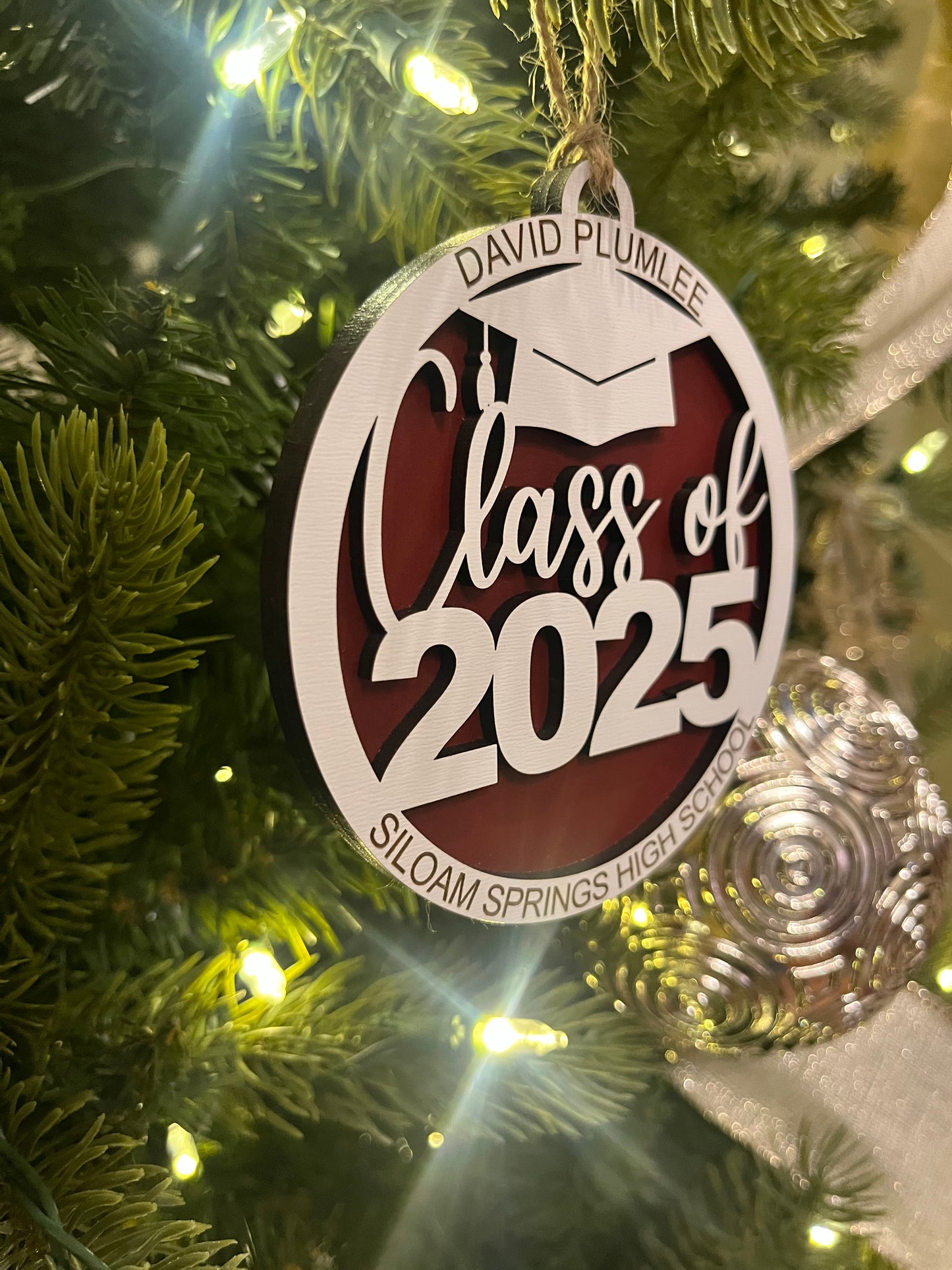 Graduation Ornament | Senior 2025 Christmas Ornament