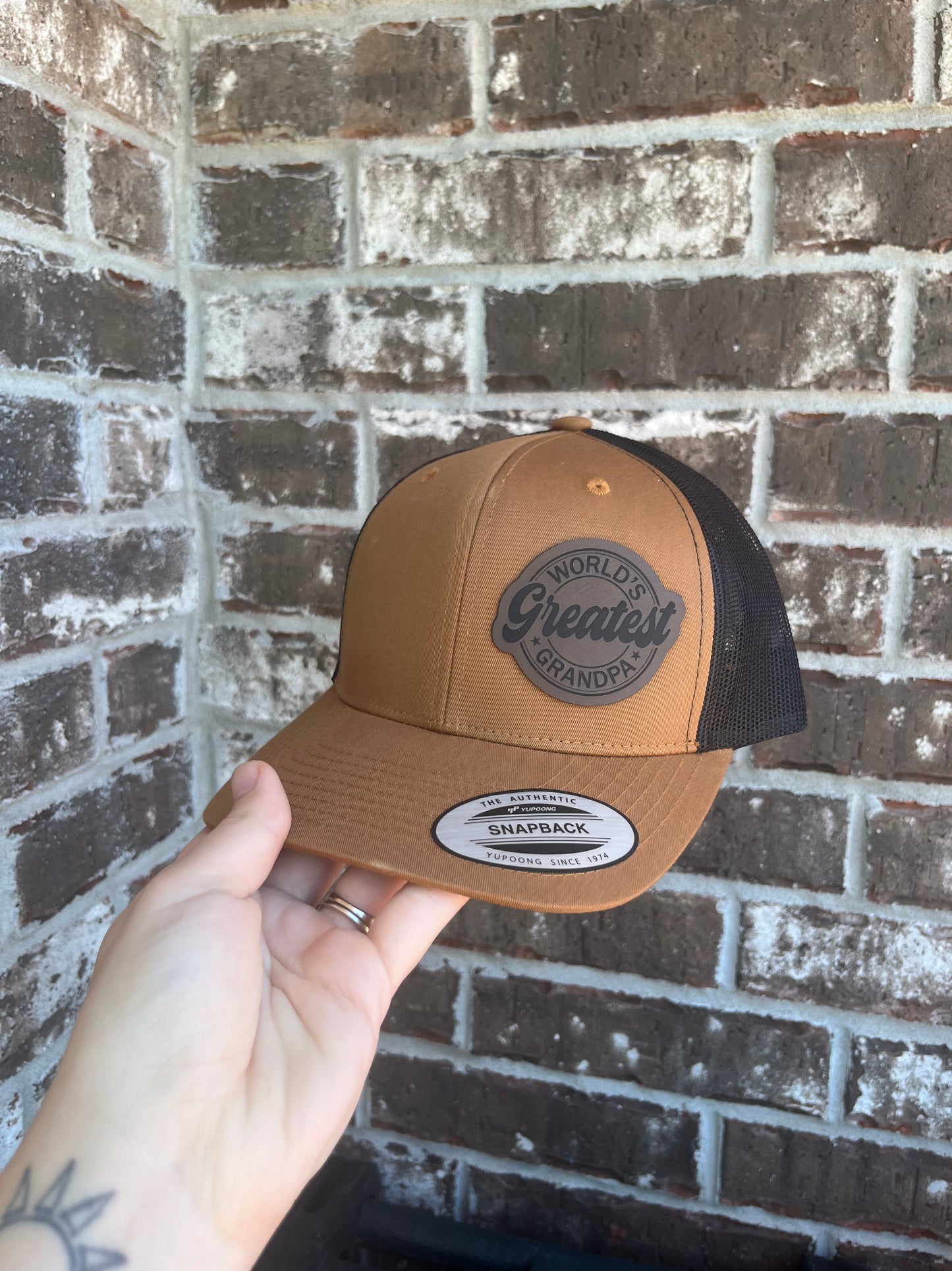 Worlds Greatest Grandpa Men’s Hat - Ready to Sell