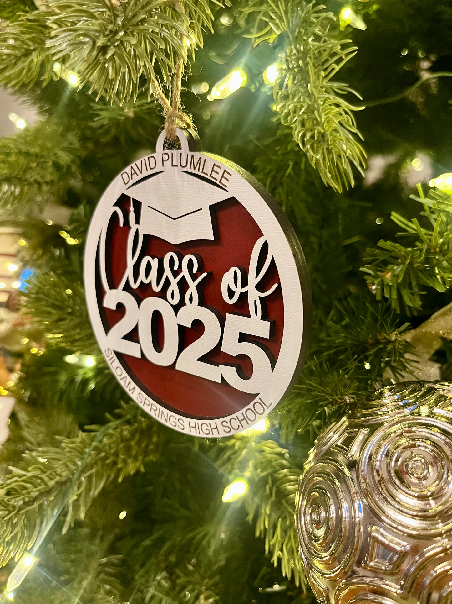 Graduation Ornament | Senior 2025 Christmas Ornament