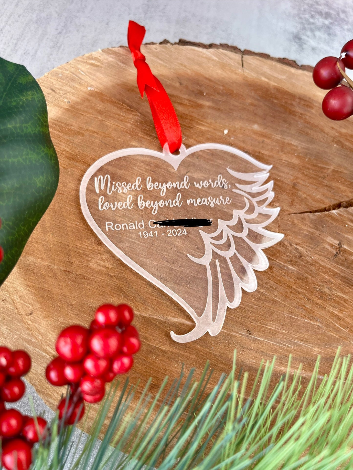 Memorial Ornament for Loved Ones