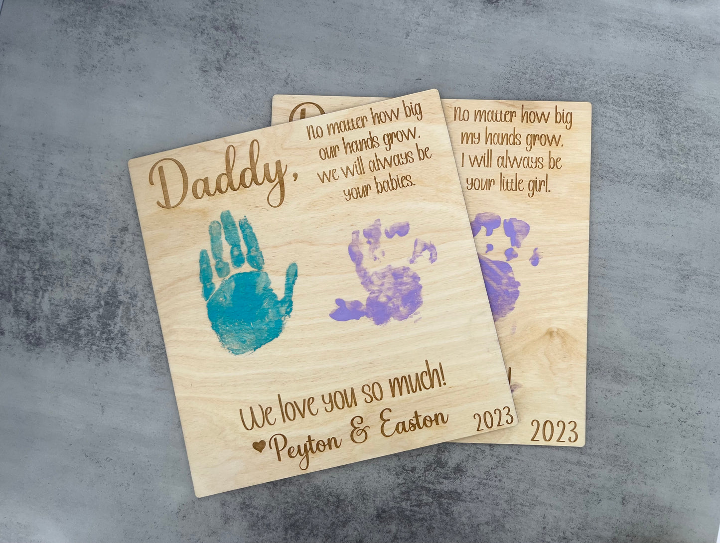 Fathers Day Handprint Sign