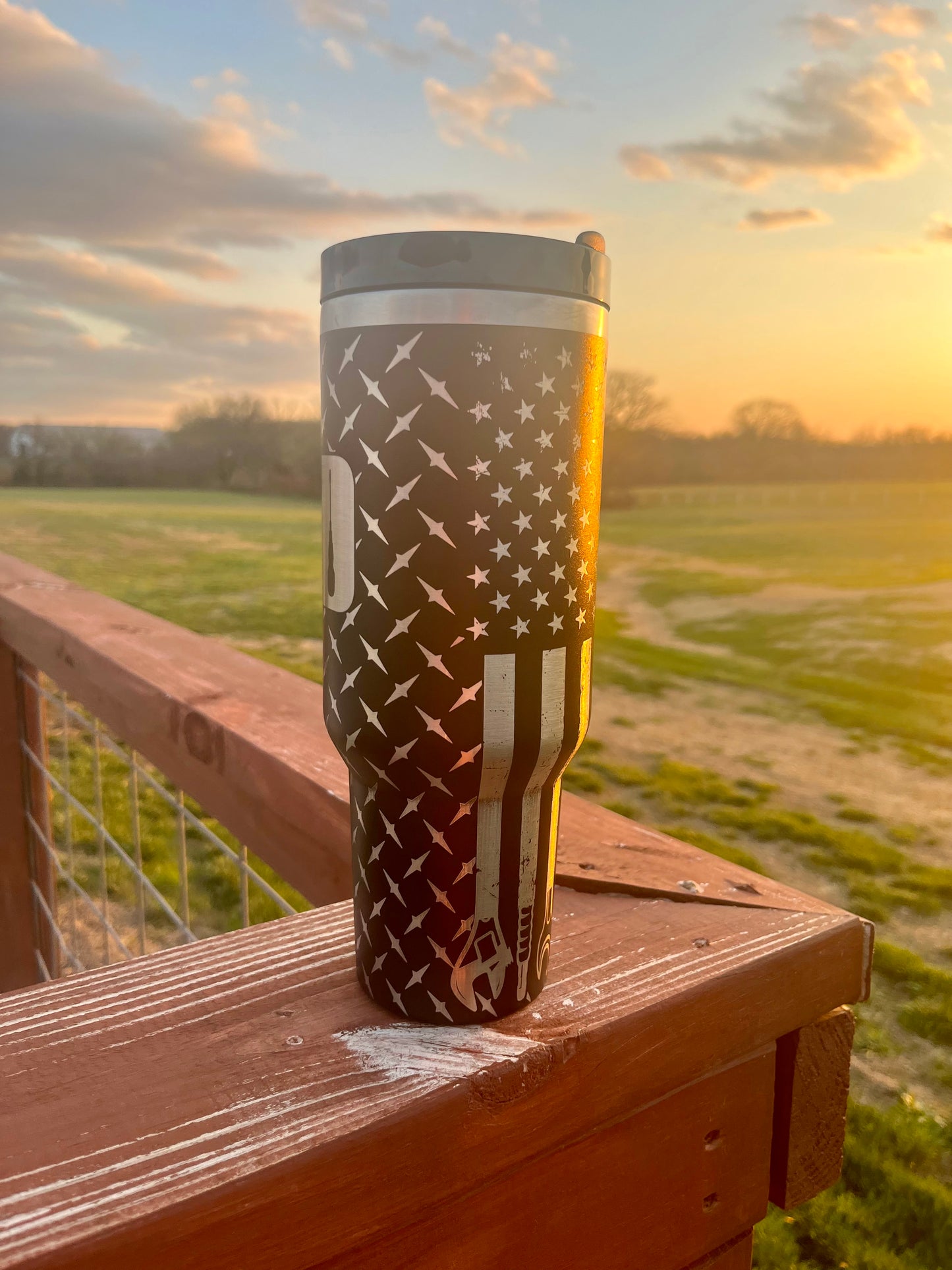 Dad Tumbler with Handle | 40oz