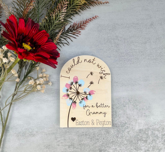 Mothers Day FingerPrint Sign