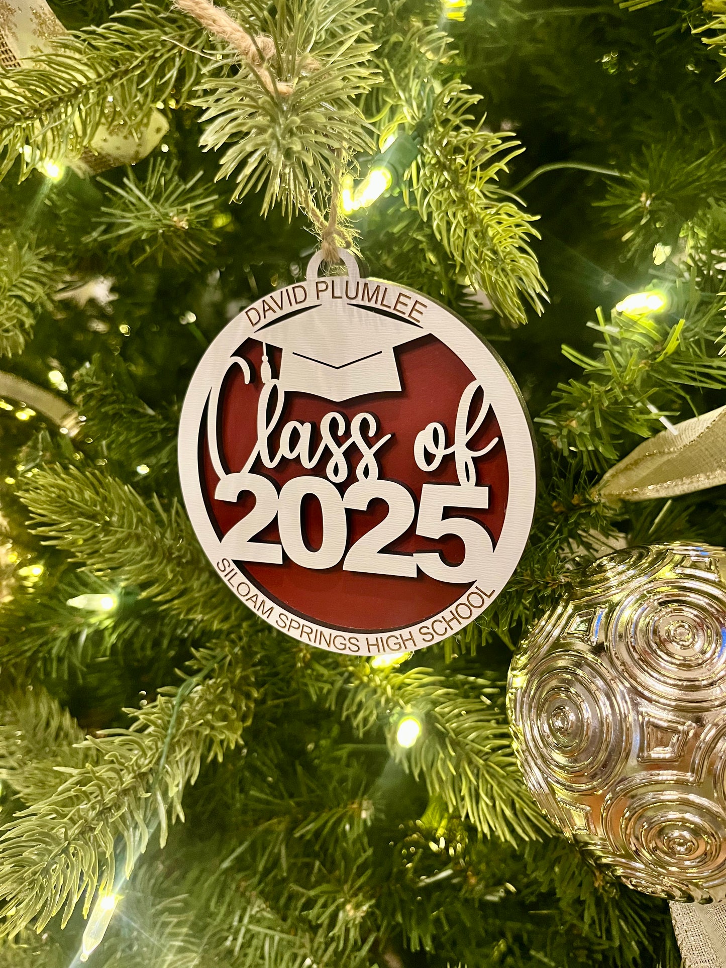 Graduation Ornament | Senior 2025 Christmas Ornament