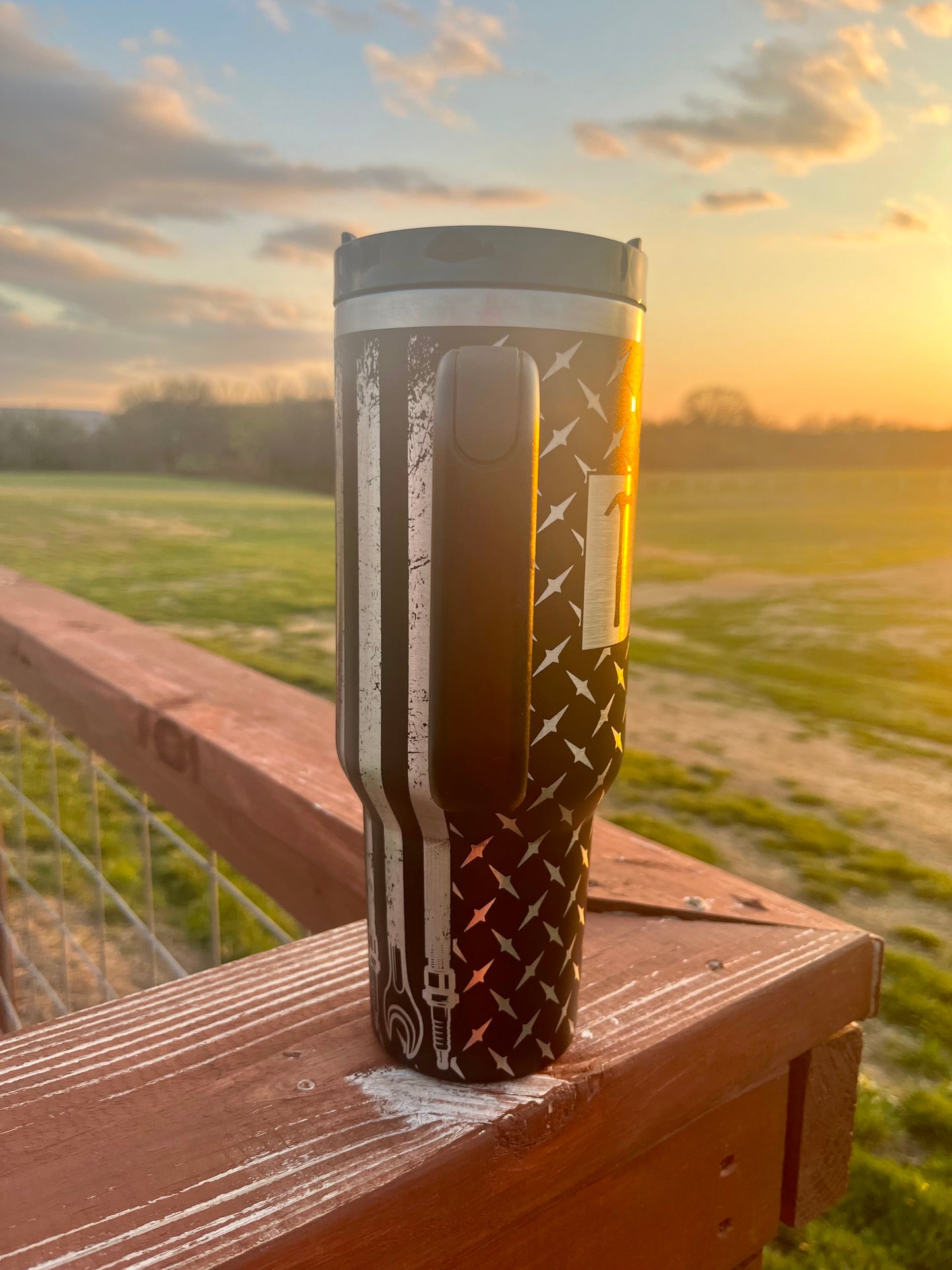 Dad Tumbler with Handle | 40oz