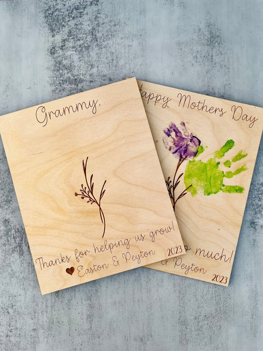 Mothers Day Handprint Art | Handprint Flower Bouquet