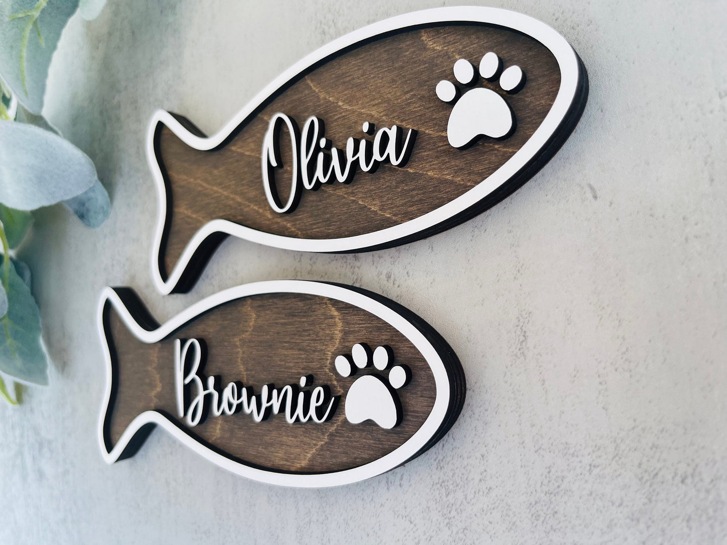 Cat Name Plaque