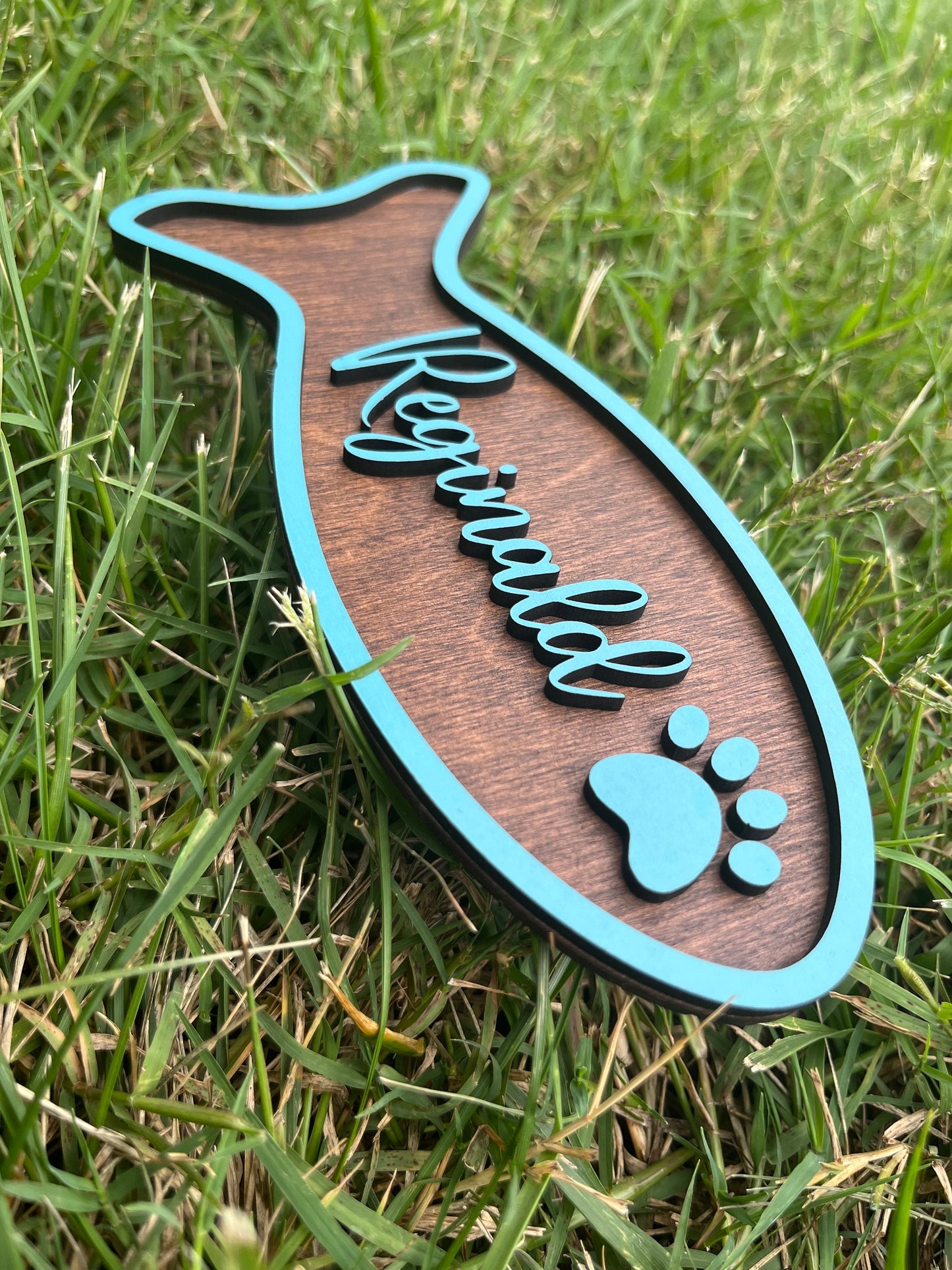 Cat Name Plaque