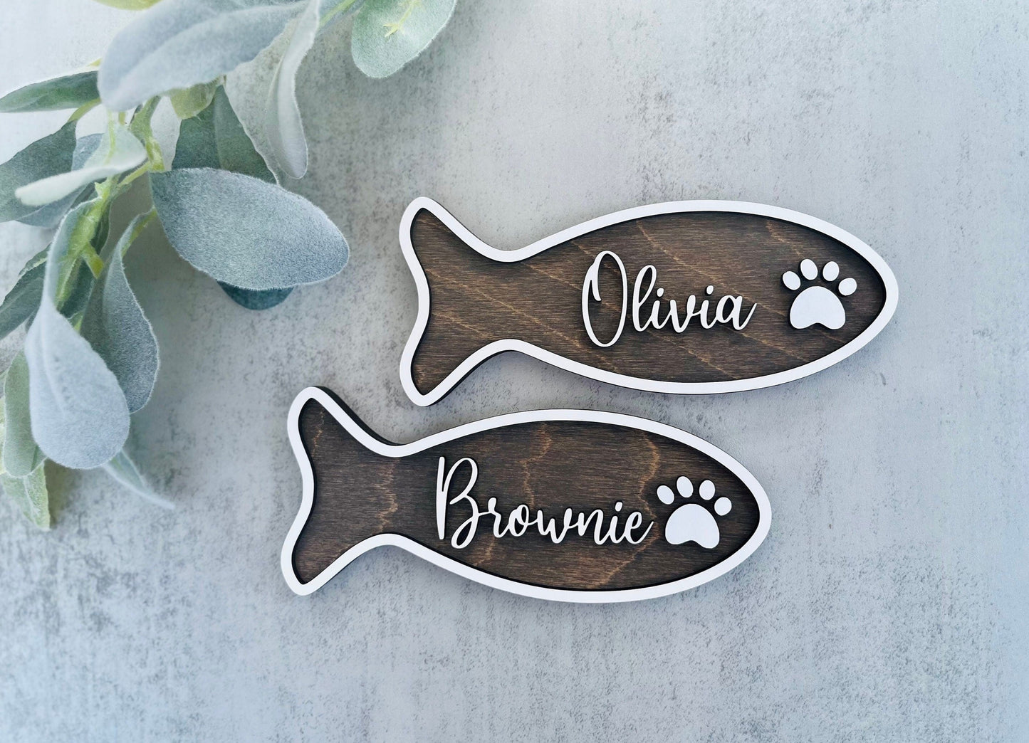 Cat Name Plaque